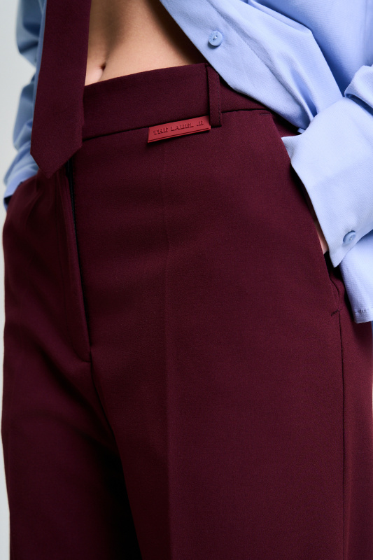 Брюки прямые BURGUNDY